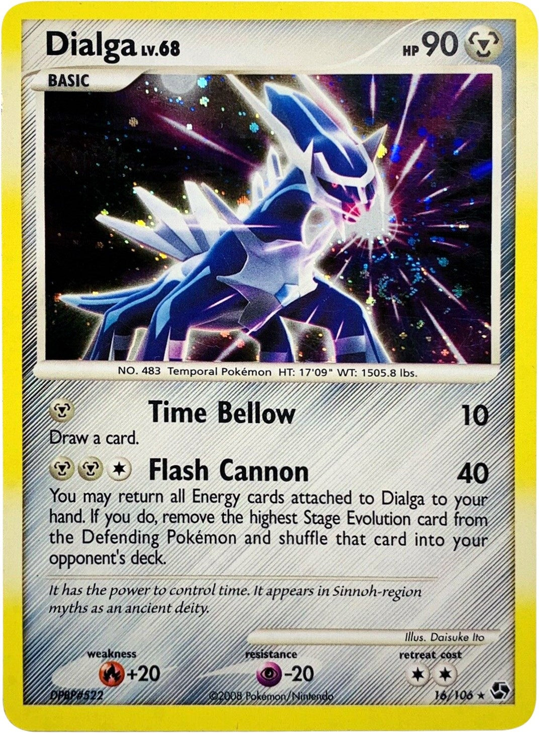 Image for Dialga - 16/106 (Cosmos Holo) (016/106) [Deck Exclusives] - Pokemon