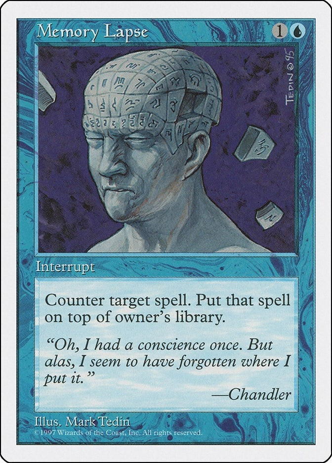 Image for Memory Lapse [Fifth Edition] - Magic: The Gathering