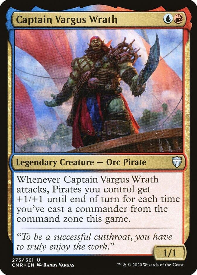 Image for Captain Vargus Wrath (273) [Commander Legends] - Magic: The Gathering