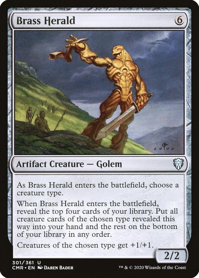 Image for Brass Herald (301) [Commander Legends] - Magic: The Gathering