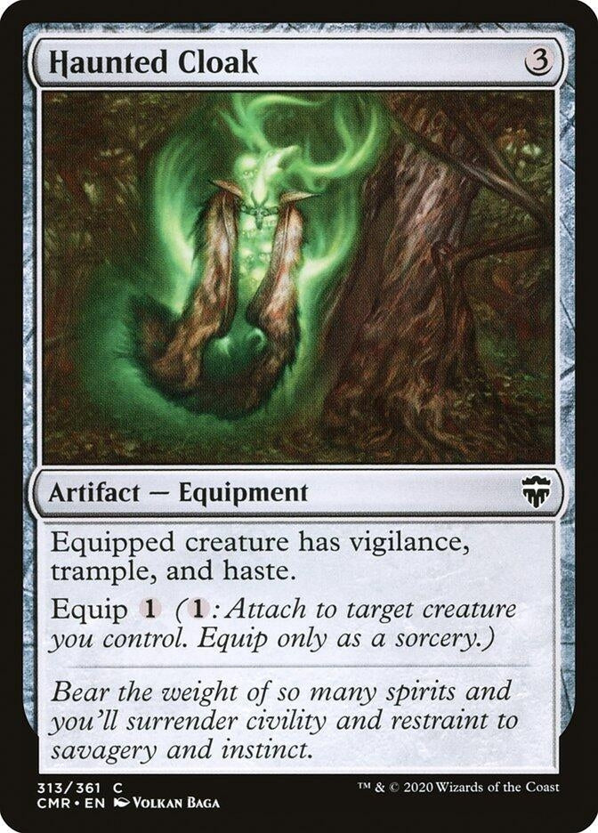 Image for Haunted Cloak (313) (313) [Commander Legends] - Magic: The Gathering