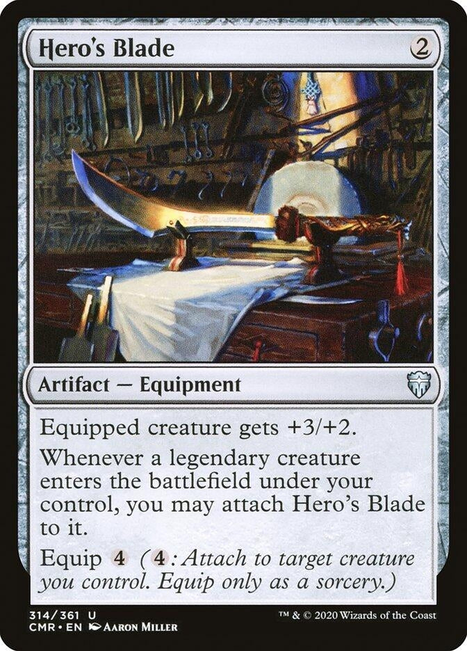 Image for Hero's Blade (314) (314) [Commander Legends] - Magic: The Gathering