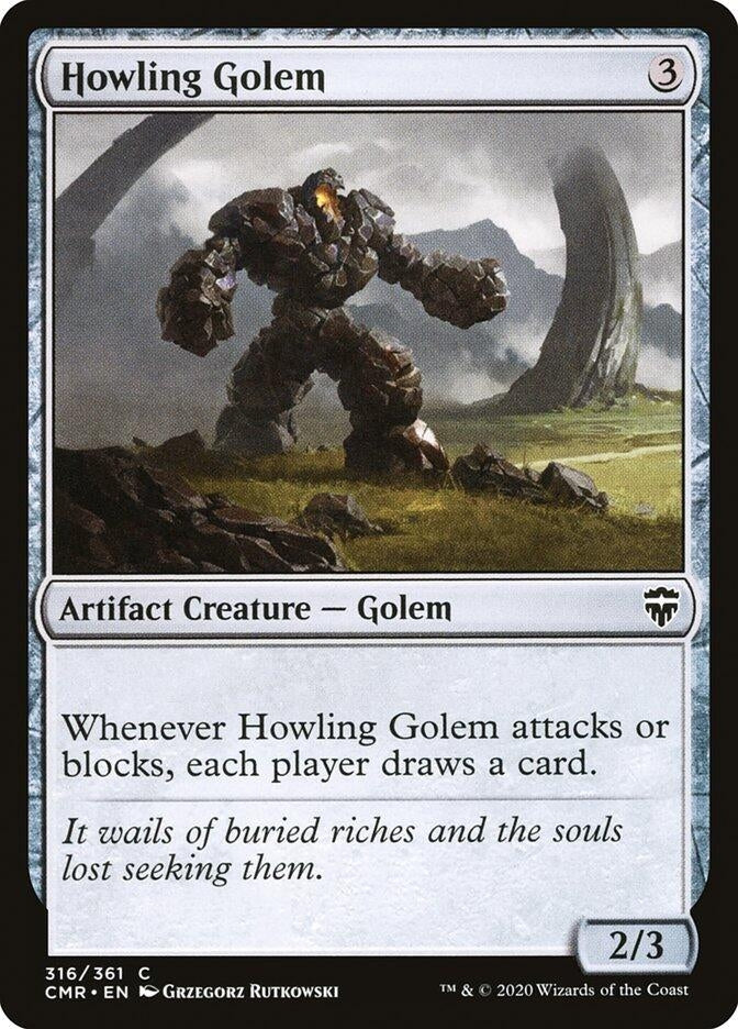 Image for Howling Golem (316) [Commander Legends] - Magic: The Gathering