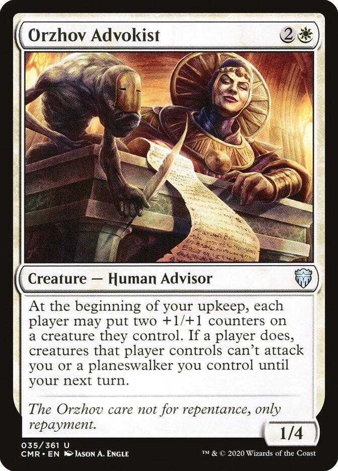 Image for Orzhov Advokist (35) [Commander Legends] - Magic: The Gathering