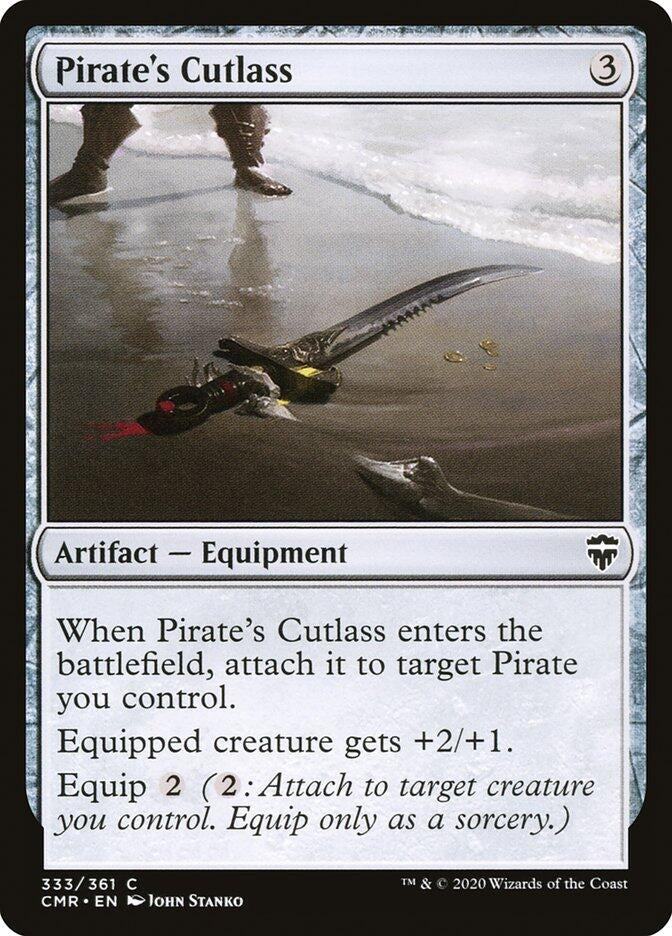 Image for Pirate's Cutlass (333) [Commander Legends] - Magic: The Gathering