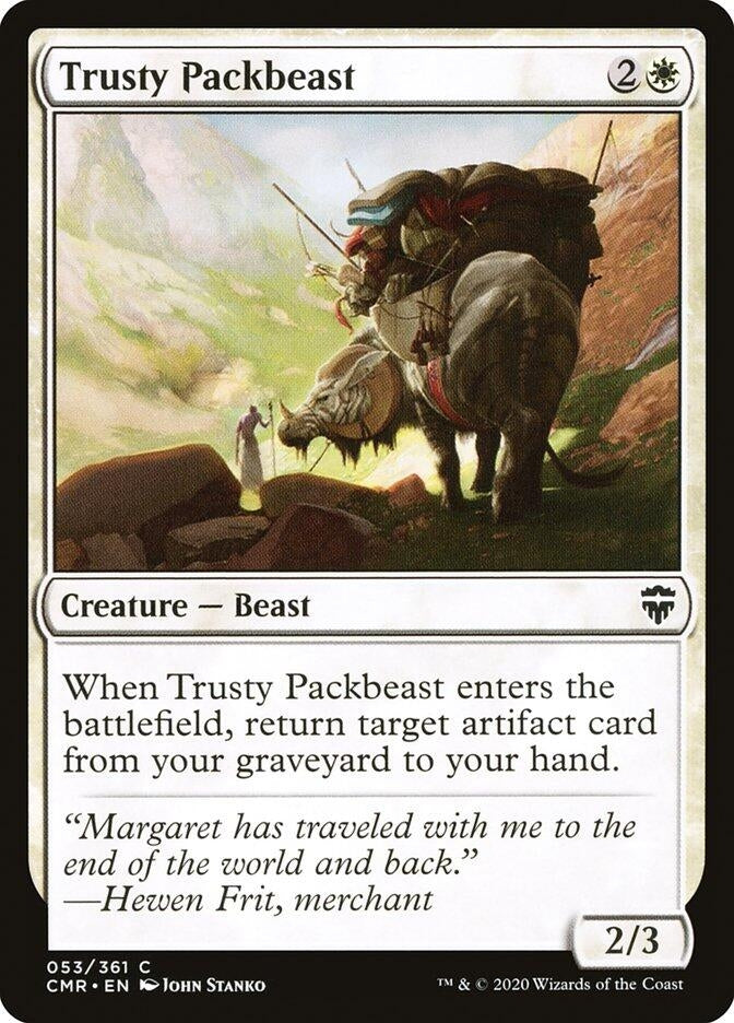 Image for Trusty Packbeast (53) [Commander Legends] - Magic: The Gathering