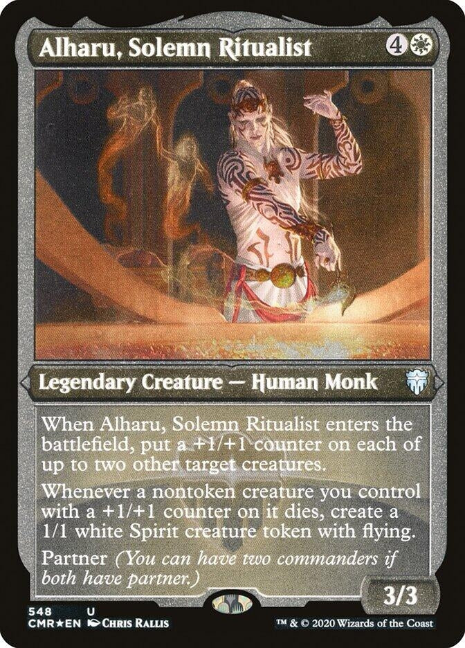Image for Alharu, Solemn Ritualist (Foil Etched) (548) [Commander Legends] - Magic: The Gathering