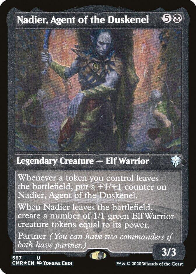 Image for Nadier, Agent of the Duskenel (Foil Etched) (567) [Commander Legends] - Magic: The Gathering