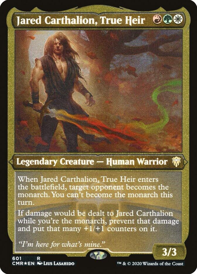 Image for Jared Carthalion, True Heir (Foil Etched) (601) [Commander Legends] - Magic: The Gathering