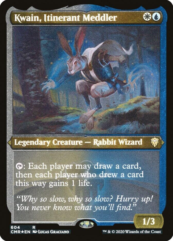 Image for Kwain, Itinerant Meddler (Foil Etched) (604) [Commander Legends] - Magic: The Gathering