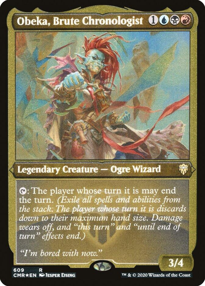 Image for Obeka, Brute Chronologist (Foil Etched) (609) [Commander Legends] - Magic: The Gathering