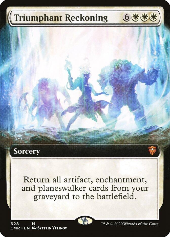 Image for Triumphant Reckoning (Extended Art) (628) [Commander Legends] - Magic: The Gathering