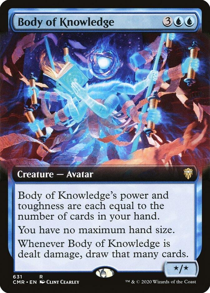 Image for Body of Knowledge (Extended Art) (631) [Commander Legends] - Magic: The Gathering