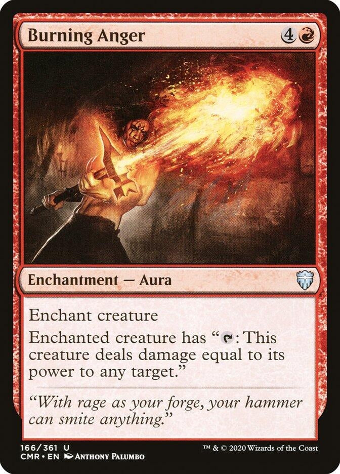 Image for Burning Anger (166) [Commander Legends] - Magic: The Gathering