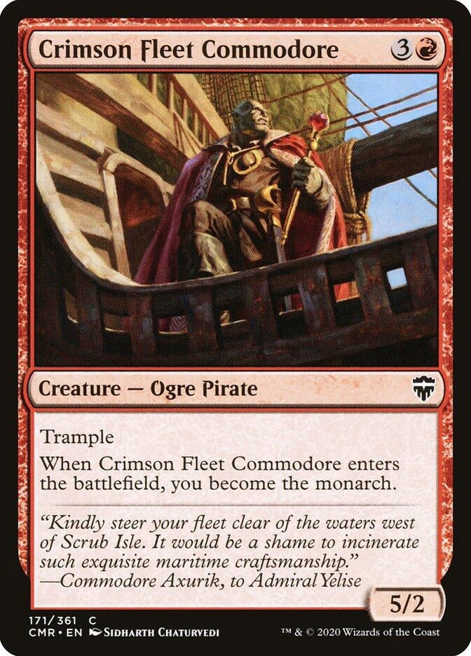 Image for Crimson Fleet Commodore (171) [Commander Legends] - Magic: The Gathering