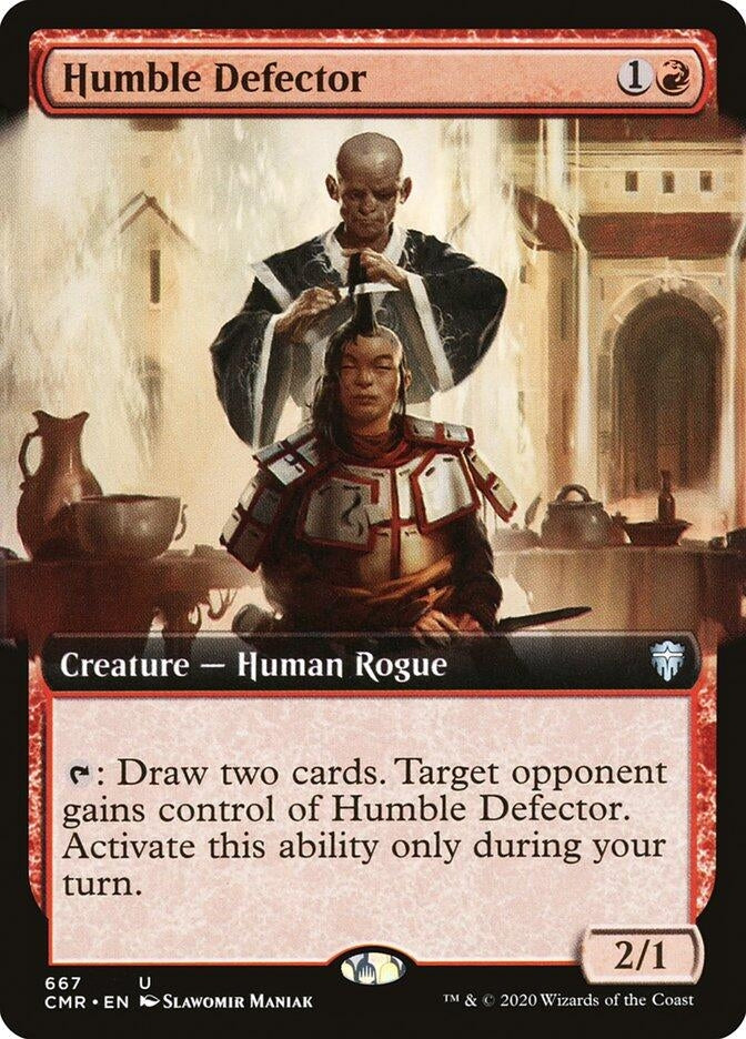 Image for Humble Defector (Extended Art) (667) [Commander Legends] - Magic: The Gathering
