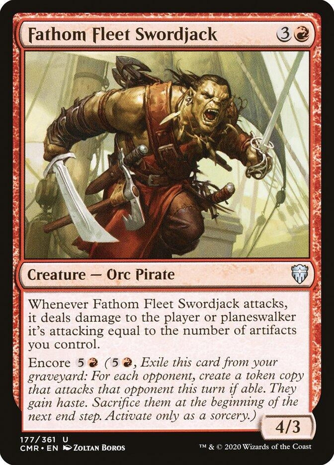 Image for Fathom Fleet Swordjack (177) [Commander Legends] - Magic: The Gathering
