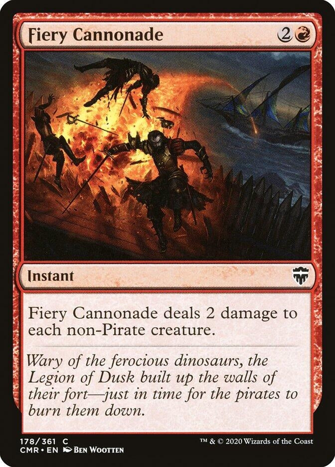 Image for Fiery Cannonade (178) [Commander Legends] - Magic: The Gathering