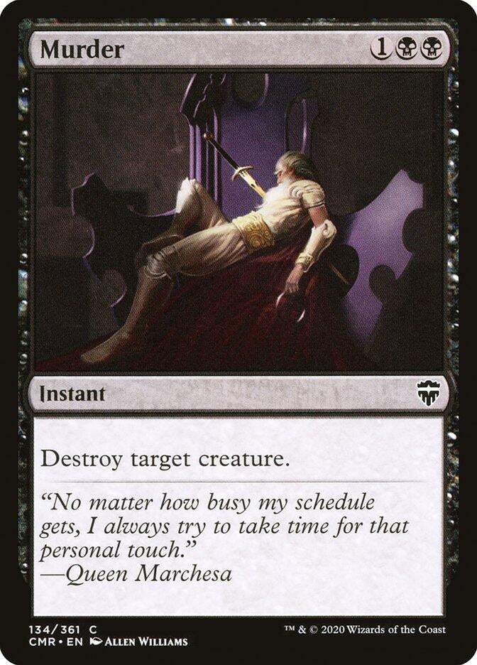Image for Murder (134) [Commander Legends] - Magic: The Gathering