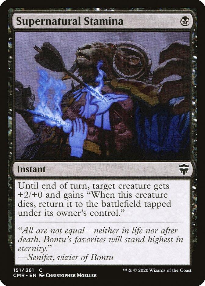 Image for Supernatural Stamina (151) [Commander Legends] - Magic: The Gathering