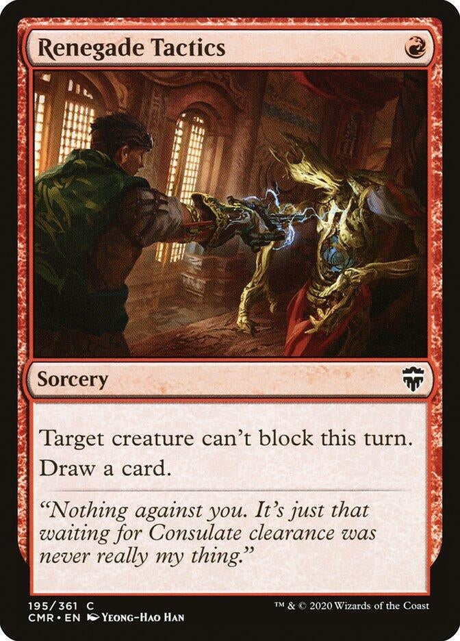 Image for Renegade Tactics (195) [Commander Legends] - Magic: The Gathering