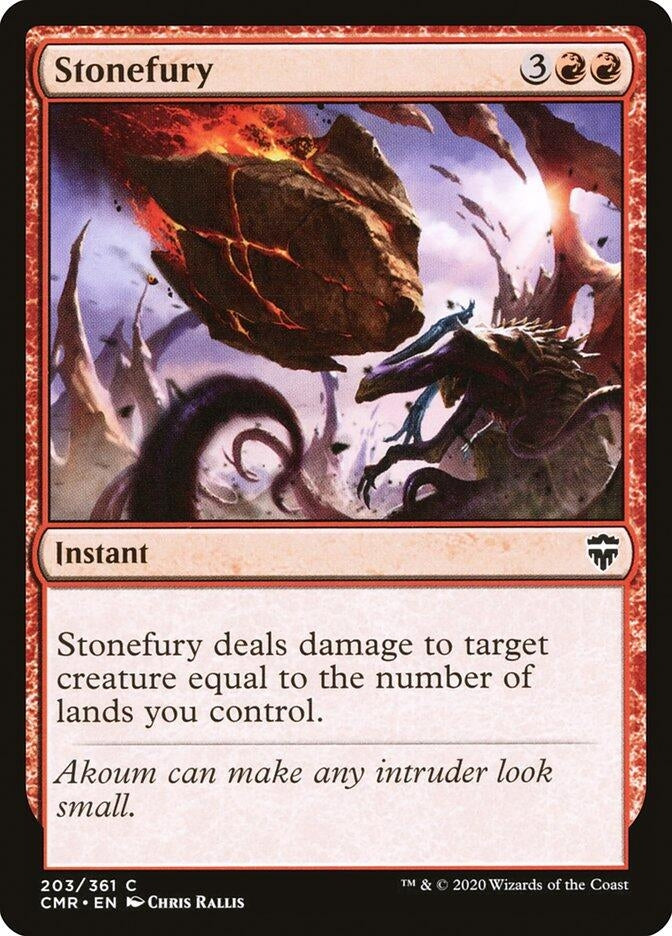 Image for Stonefury (203) [Commander Legends] - Magic: The Gathering