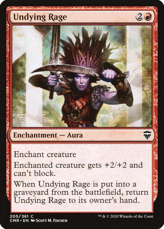Image for Undying Rage (205) [Commander Legends] - Magic: The Gathering