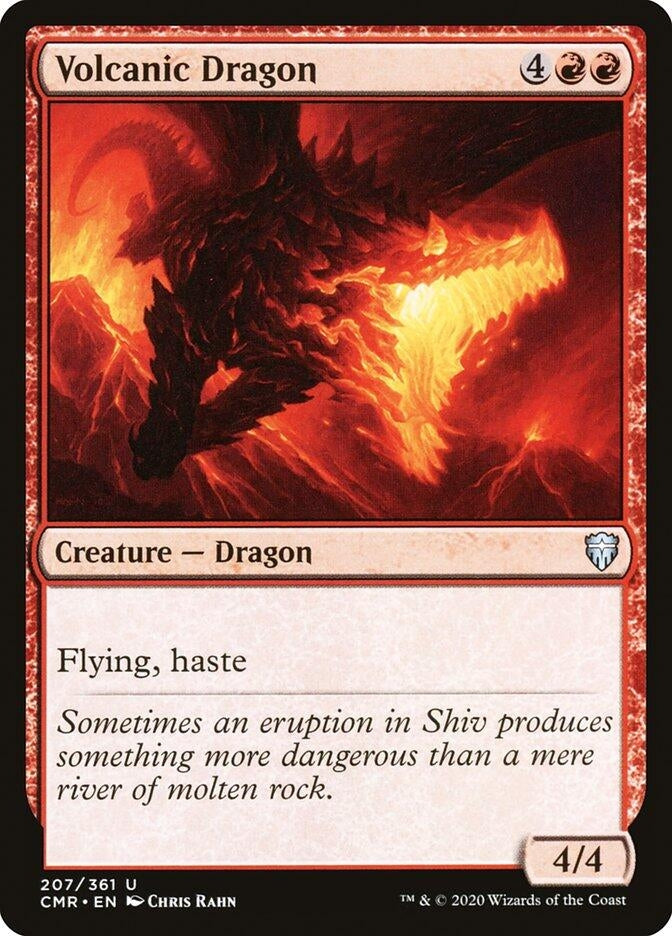 Image for Volcanic Dragon (207) [Commander Legends] - Magic: The Gathering