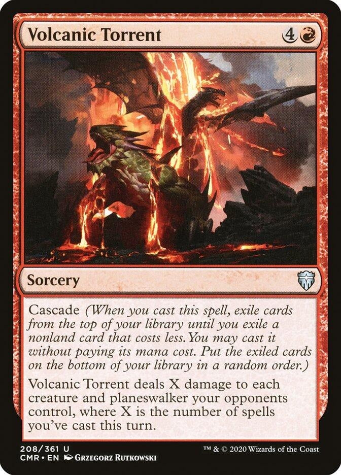 Image for Volcanic Torrent (208) [Commander Legends] - Magic: The Gathering