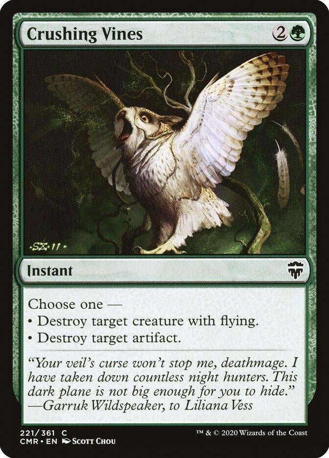 Image for Crushing Vines (221) [Commander Legends] - Magic: The Gathering