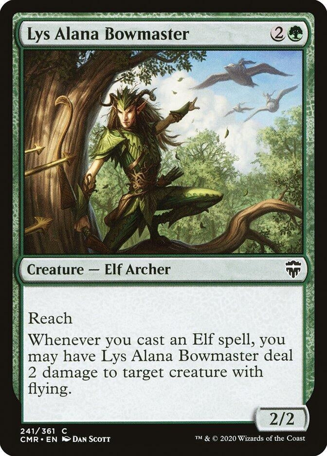 Image for Lys Alana Bowmaster (241) [Commander Legends] - Magic: The Gathering