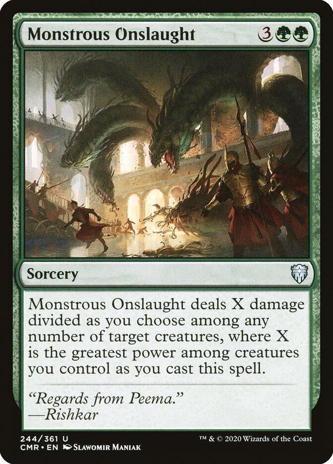 Image for Monstrous Onslaught (244) [Commander Legends] - Magic: The Gathering