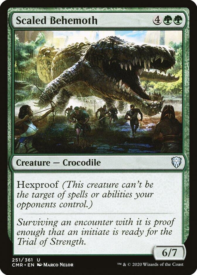 Image for Scaled Behemoth (251) [Commander Legends] - Magic: The Gathering
