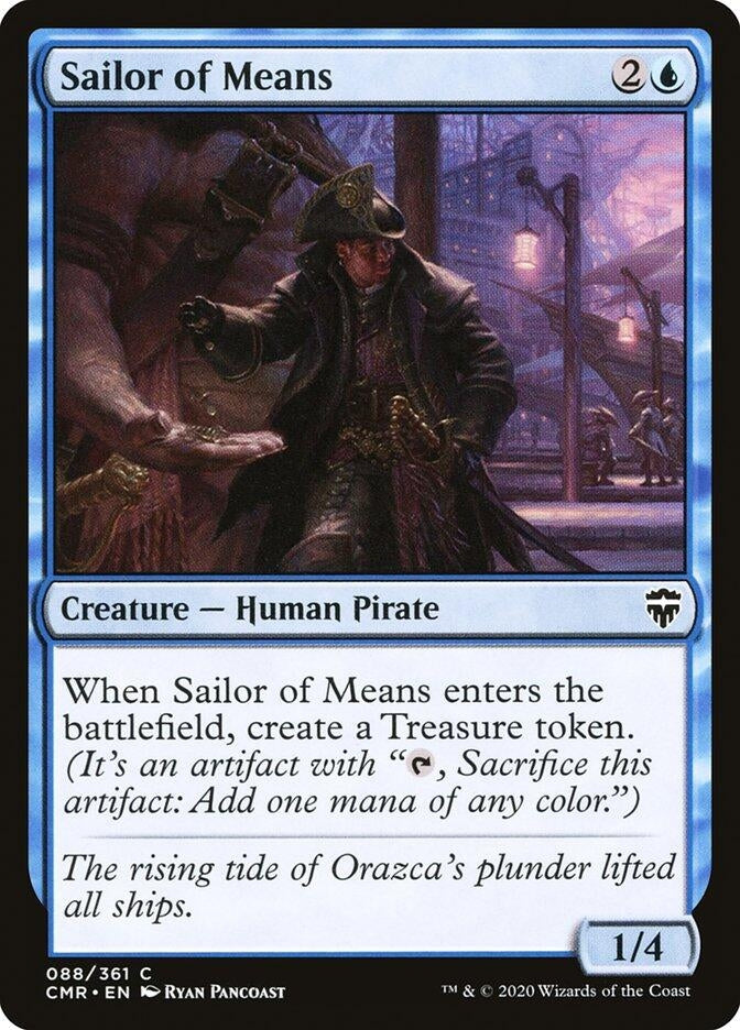 Image for Sailor of Means (88) [Commander Legends] - Magic: The Gathering
