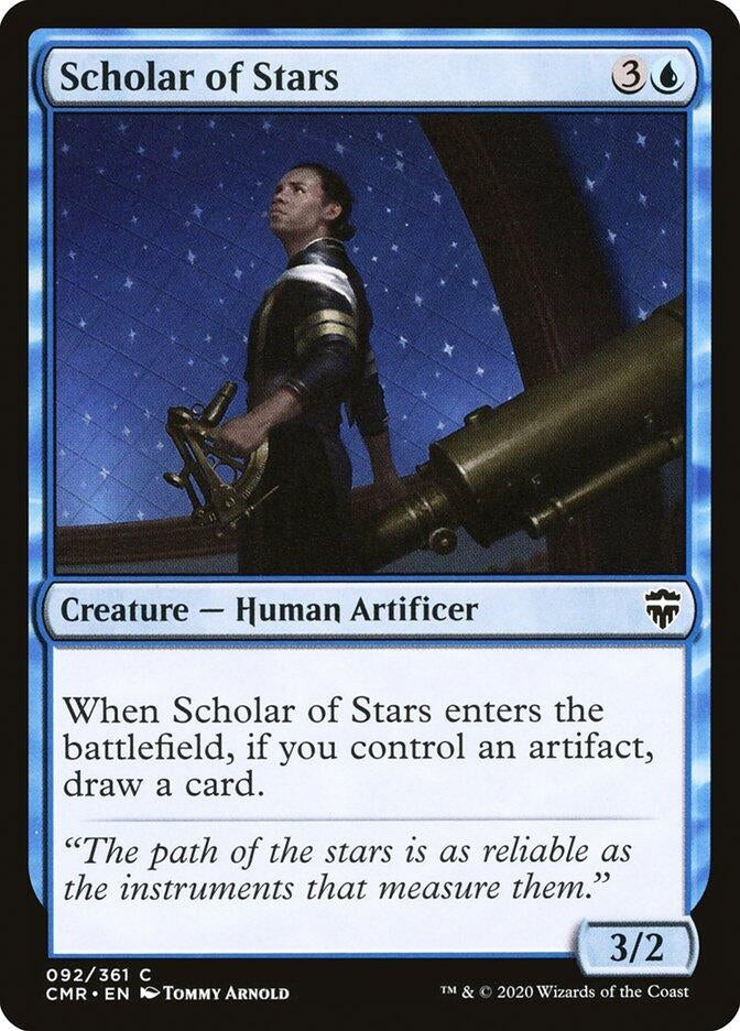 Image for Scholar of Stars (92) [Commander Legends] - Magic: The Gathering