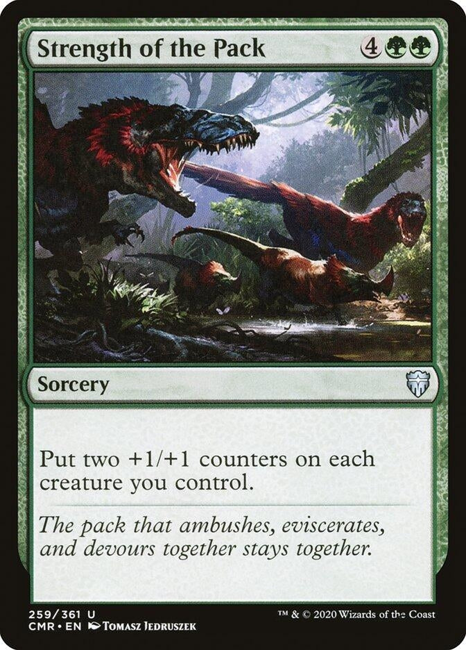 Image for Strength of the Pack (259) [Commander Legends] - Magic: The Gathering