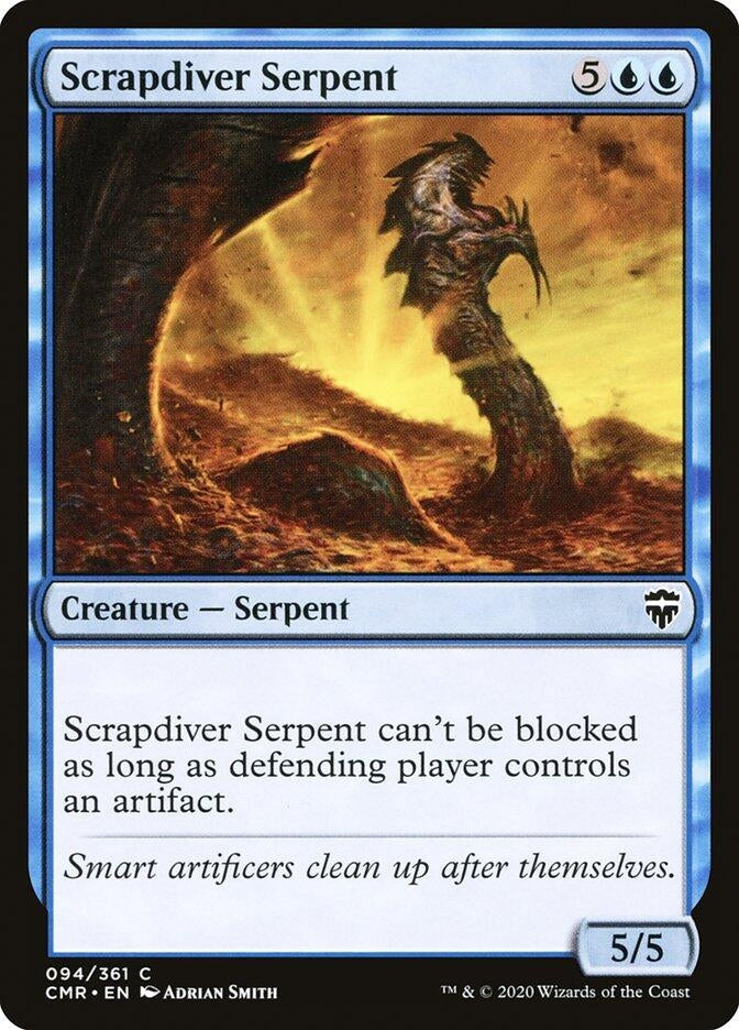 Image for Scrapdiver Serpent (94) [Commander Legends] - Magic: The Gathering