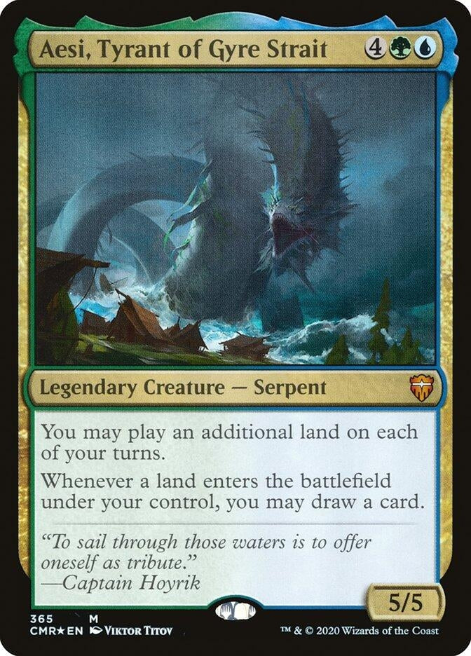 Image for Aesi, Tyrant of Gyre Strait (365) [Commander Legends] - Magic: The Gathering