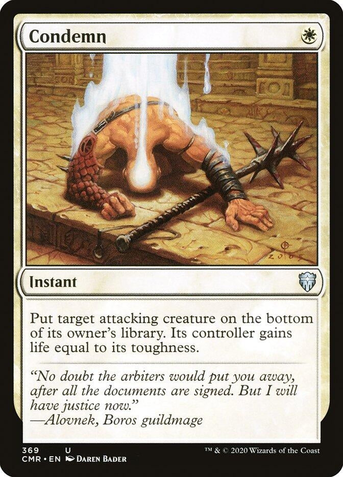 Image for Condemn (369) [Commander Legends] - Magic: The Gathering