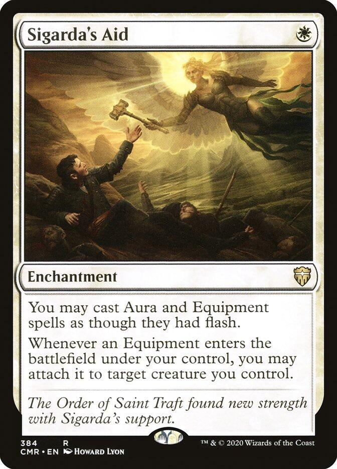 Image for Sigarda's Aid (384) [Commander Legends] - Magic: The Gathering