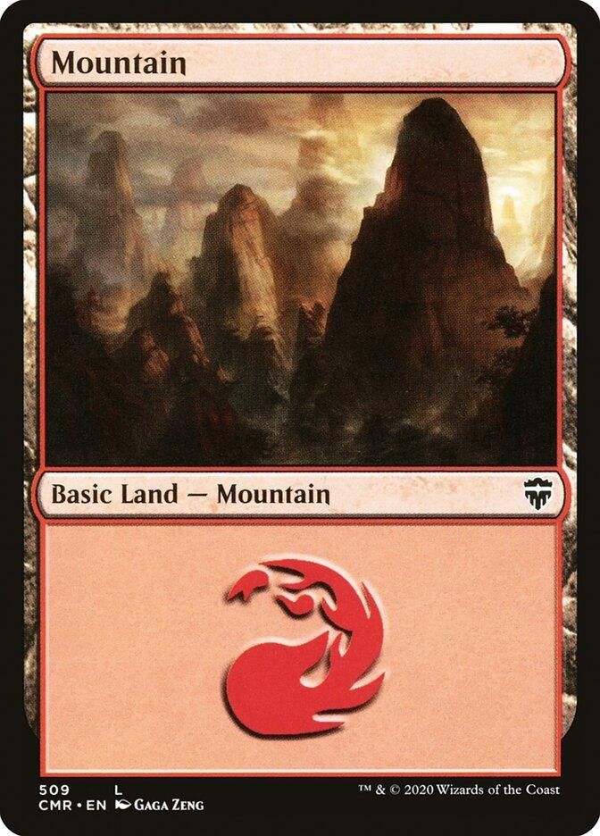 Image for Mountain (509) (509) [Commander Legends] - Magic: The Gathering
