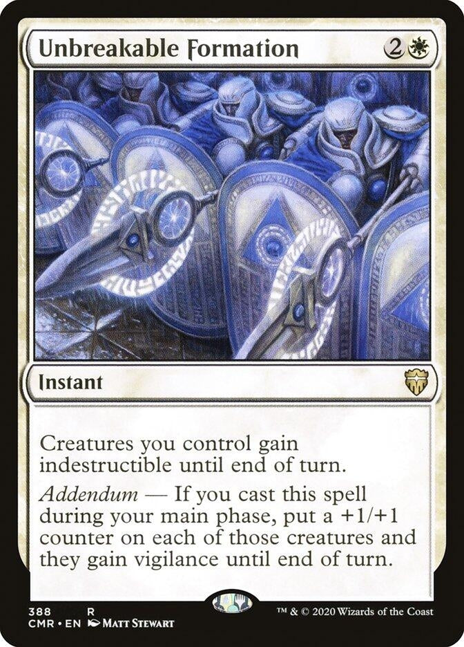 Image for Unbreakable Formation (388) [Commander Legends] - Magic: The Gathering