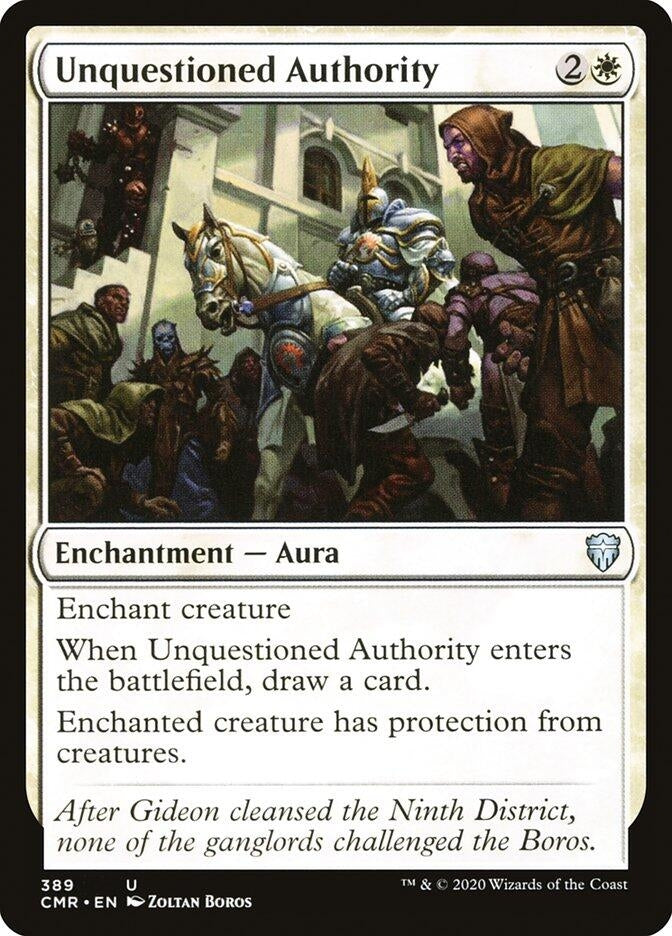 Image for Unquestioned Authority (389) [Commander Legends] - Magic: The Gathering