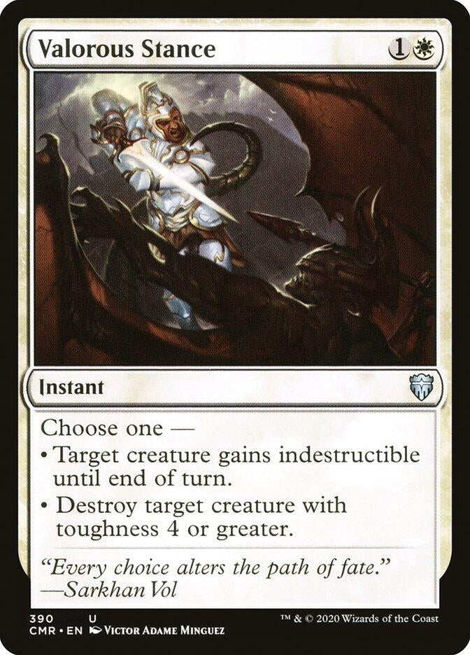 Image for Valorous Stance (390) [Commander Legends] - Magic: The Gathering