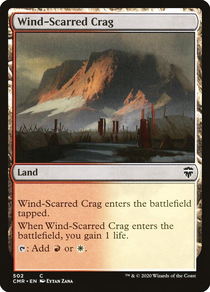 Image for Wind-Scarred Crag (502) [Commander Legends] - Magic: The Gathering
