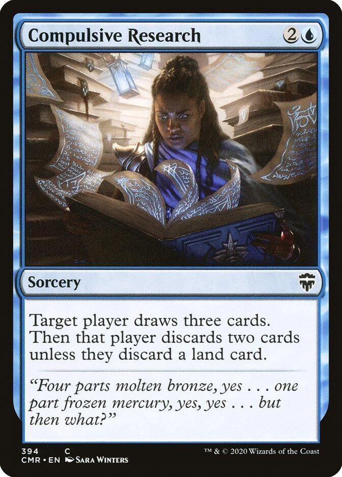 Image for Compulsive Research (394) [Commander Legends] - Magic: The Gathering