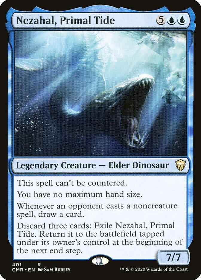 Image for Nezahal, Primal Tide (401) [Commander Legends] - Magic: The Gathering