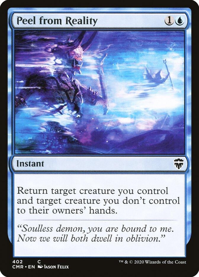 Image for Peel from Reality (402) [Commander Legends] - Magic: The Gathering