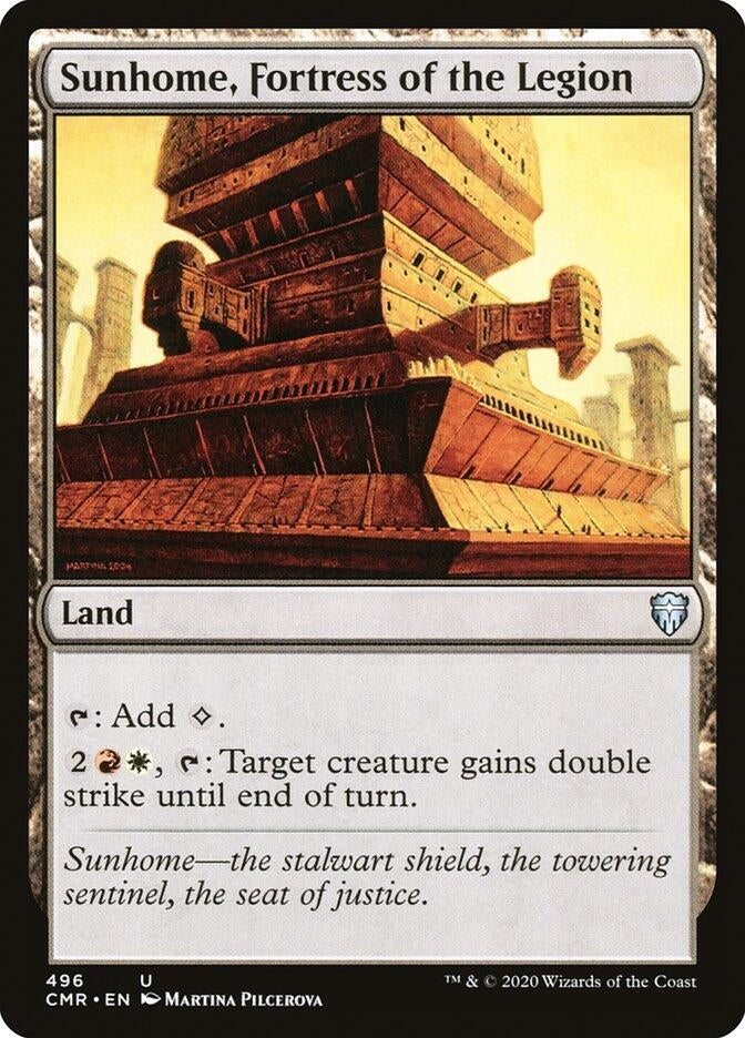 Image for Sunhome, Fortress of the Legion (496) [Commander Legends] - Magic: The Gathering