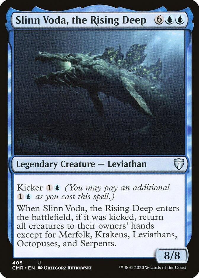 Image for Slinn Voda, the Rising Deep (405) [Commander Legends] - Magic: The Gathering